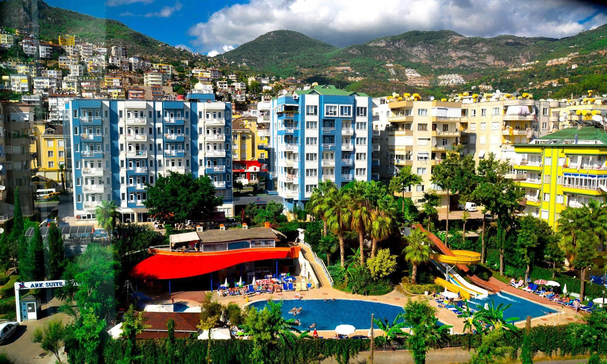 Ark Apart And Suite Hotel Alanya Bagian luar foto